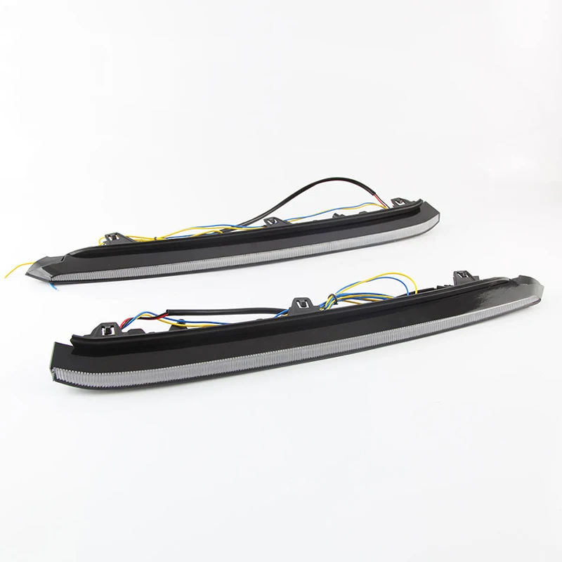 

Osmrk led drl daytime running light for Mazda atenza 2020 with moving yellow turn signal and blue night light