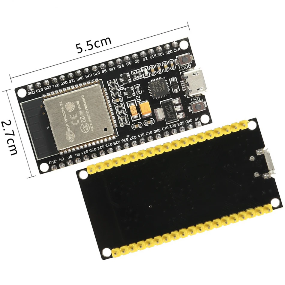 

ESP32 ESP-32 Development Board Wireless WiFi Bluetooth Dual Core CP2104 Filters Power Module 2.4GHz RF For Arduino Nodemcu