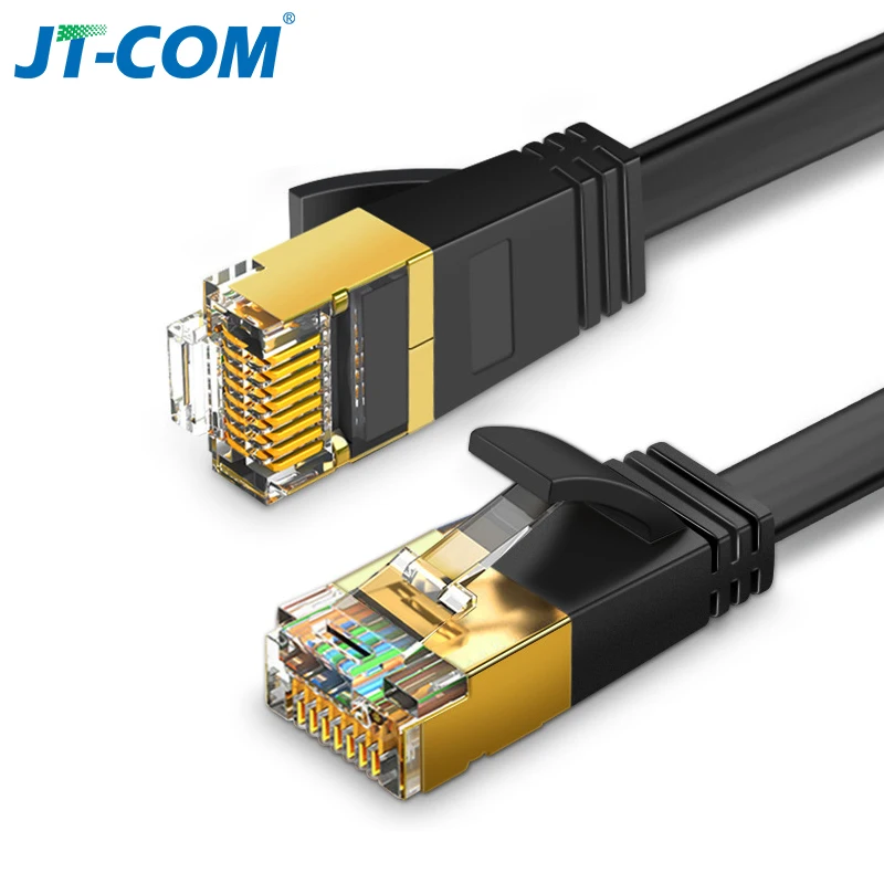 Cat8 Ethernet Кабель SSTP 40 Гбит/с Суперскоростной сетевой кабель RJ45 позолоченный