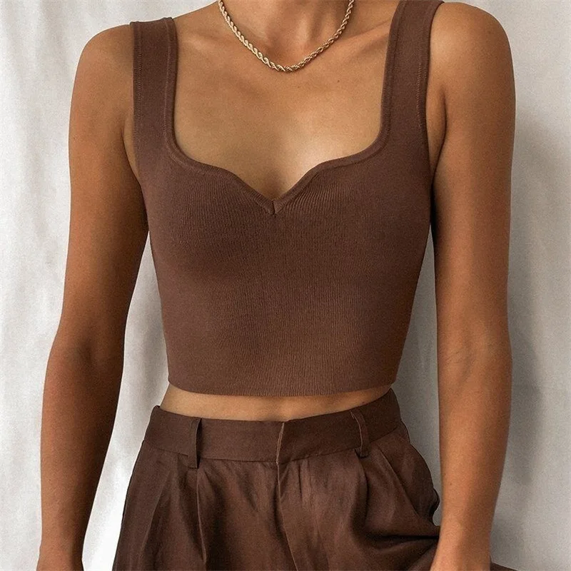 

Женский трикотажный топ в рубчик MESTTRAF, облегающий пикантный однотонный короткий топ на пуговицах, уличная одежда, 2021