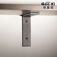 2 pcs goo ki carbon steel triangular bracket partition bracket wall shelf l shaped rectangular triangular iron plate bracket