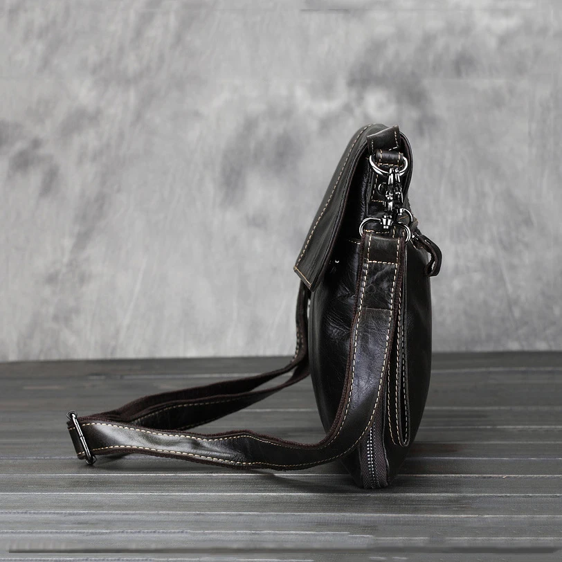 Брендовая дизайнерская Стильная мужская деловая винтажная сумка мессенджер из