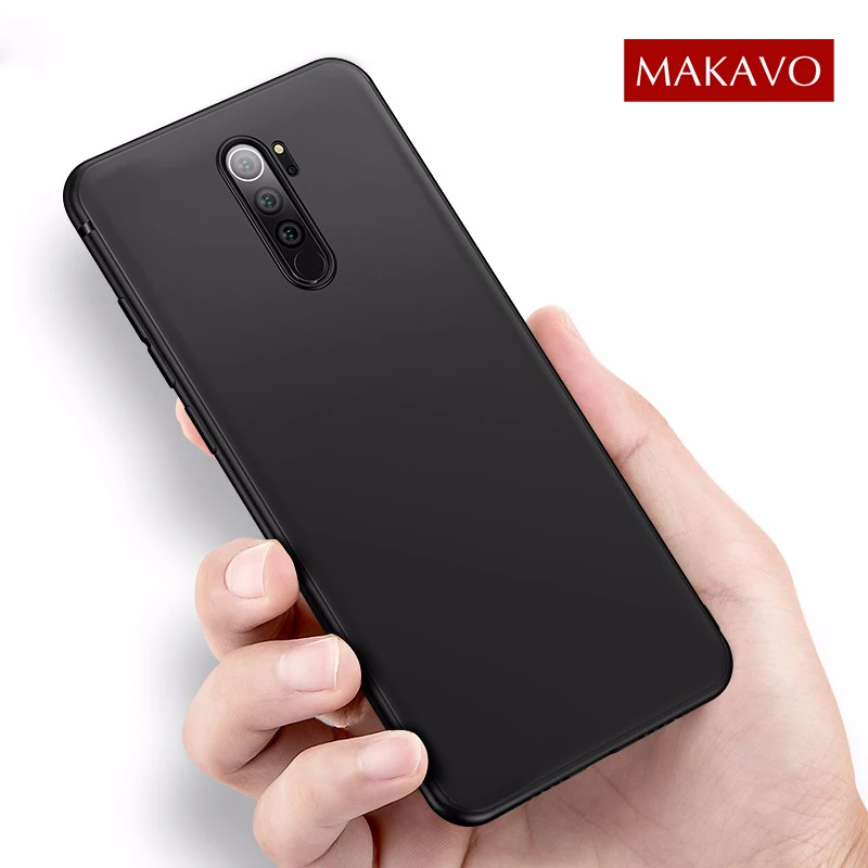 MAKAVO чехол для Xiaomi Redmi Note 8 Pro мягкий силиконовый матовый с полной защитой чехлы
