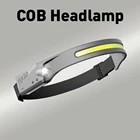 Налобный фонарь, светодиодный налобный фонарь, водонепроницаемый налобный фонарь COB, светодиодный перезаряжаемый портативный фонасветильник, светодиодный рабочий фсветильник, мощный налобный фонарь