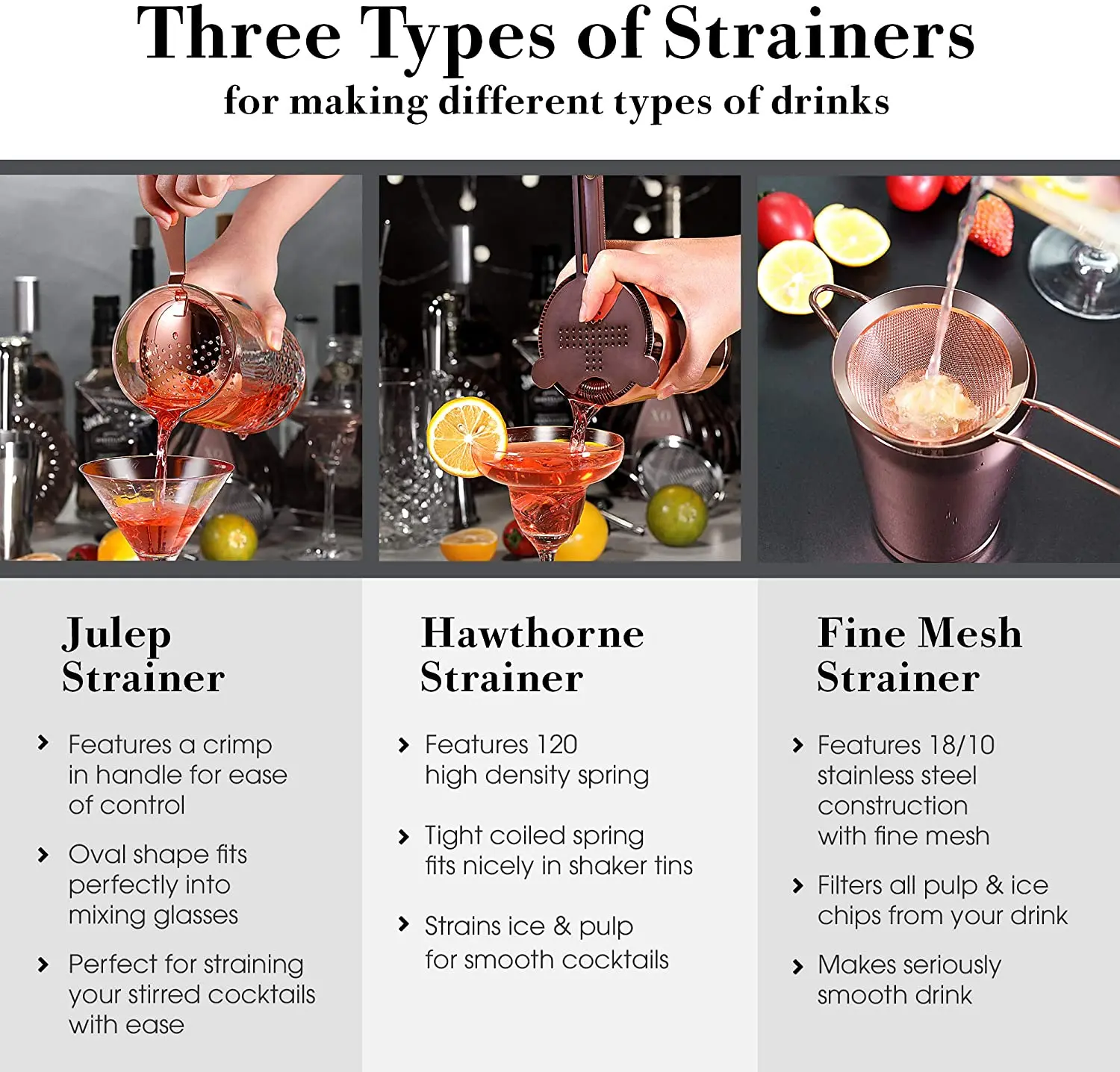 

11-Piece Bartender Kit Boston Cocktail Shaker Bar Set 2020 New Arrivals Stainless Steel Rose Gold Cocktail Shaker Set Bar Counte