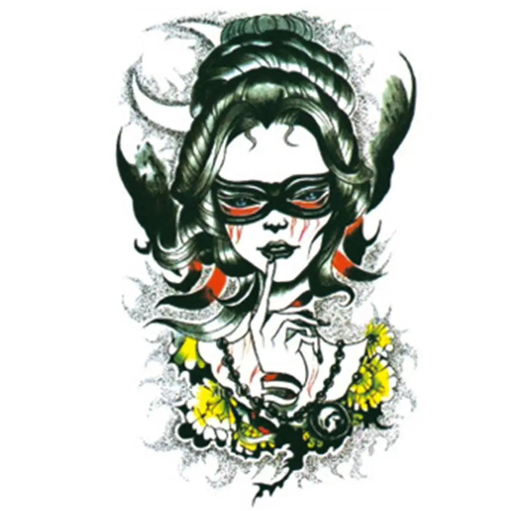 Наклейки для татуировок подростков мужские и женские временная татуировка на