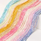 Маленькие круглые жемчужные бусины 3*5 мм, полированные бусины жемчуга свежего цвета для изготовления ювелирных изделий своими руками, браслетов, ожерелий