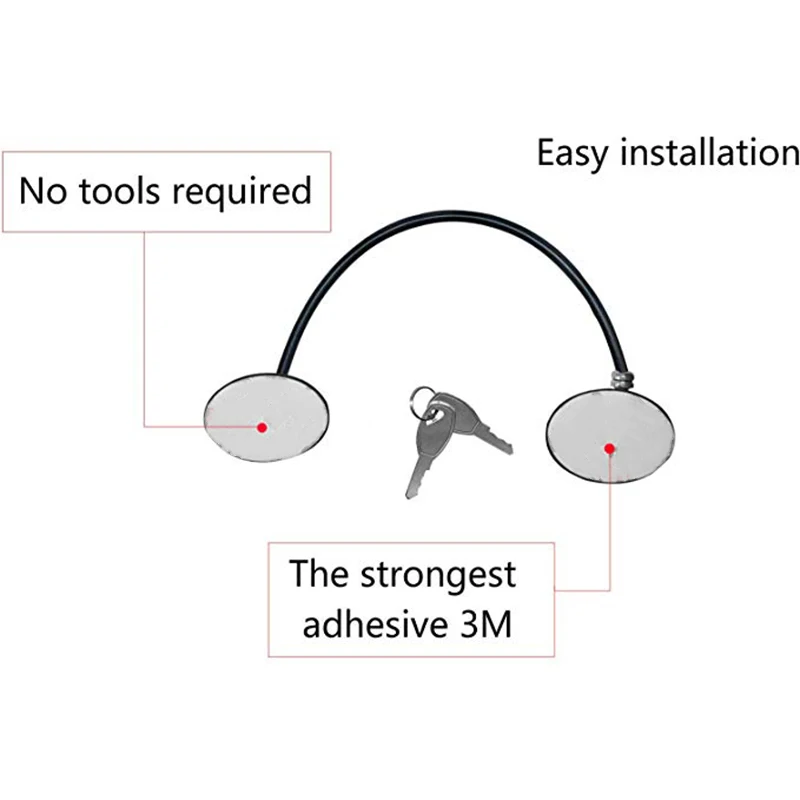 Замок для дверей и окон безопасности детей ограничитель кабеля из алюминиевого