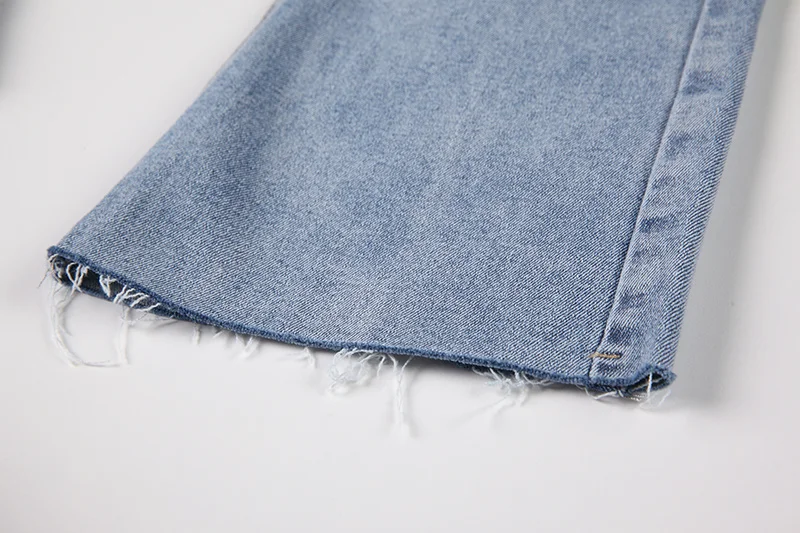 

Side Hole Pencil Jeans Women Slim High Waist Jeans For Women In Summer