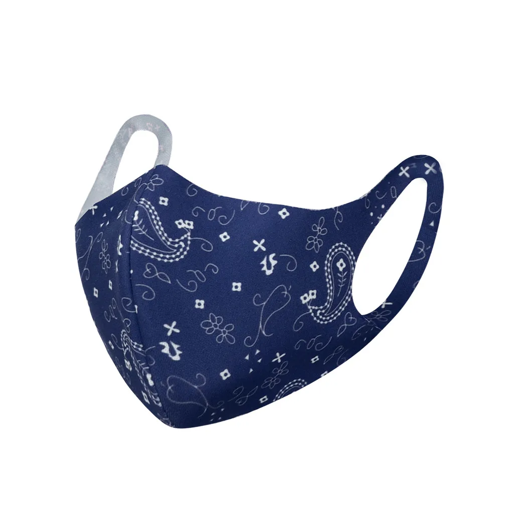 1 шт. маска для лица модная бандана многоразовая моющаяся Защитная крышка