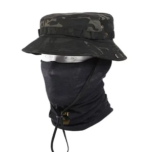multicam boonie hat military camouflage bucket hats army hunting outdoor hiking fishing uv protection fisherman cap tactical men free global shipping