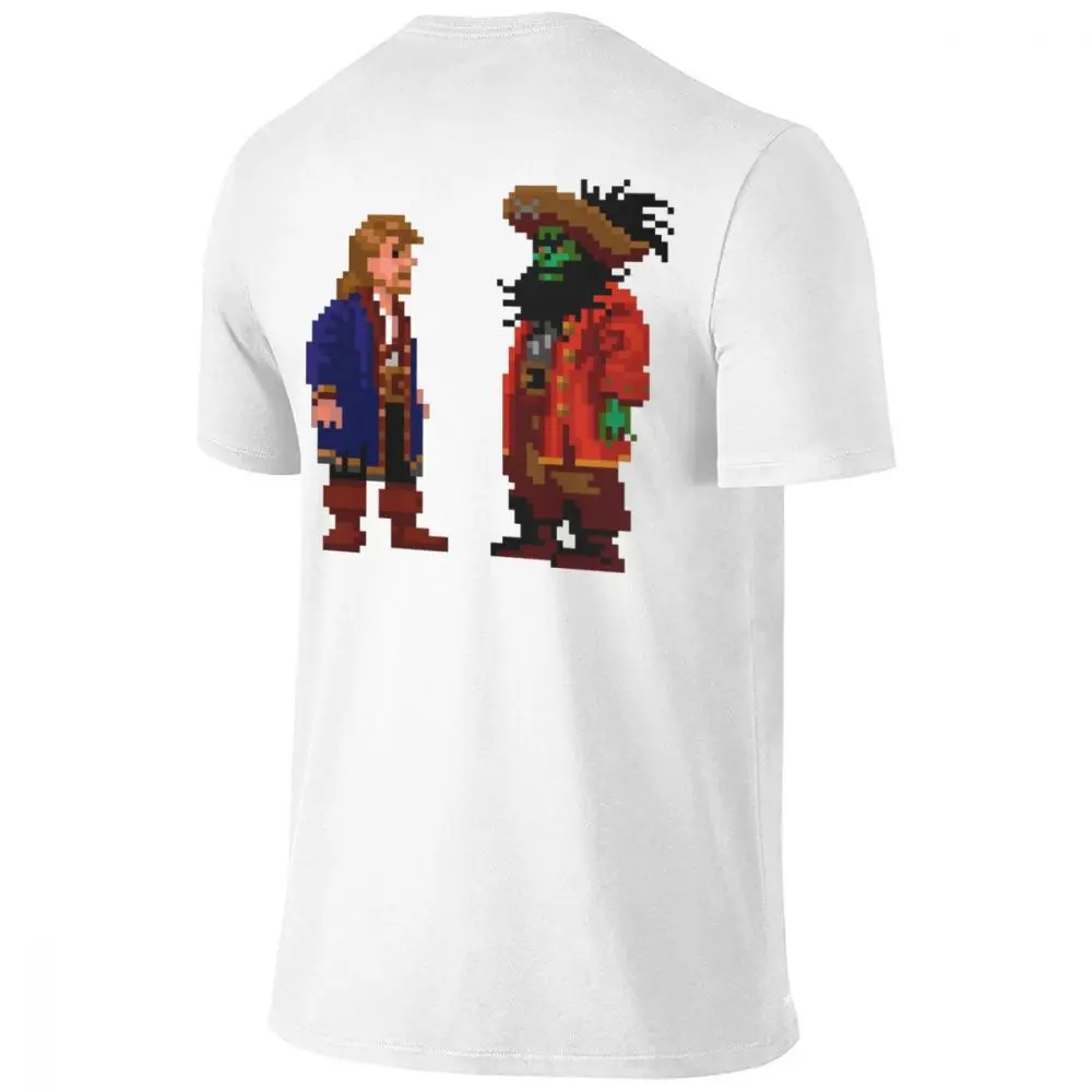 Мужская футболка с круглым вырезом и гуйкистью, LeChuck, остров обезьян, безумная Мужская мягкая футболка, S-6XL