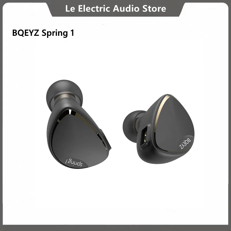 Наушники BQEYZ Spring 1 пьезоэлектрические сбалансированные арматурные гибридные Hi Fi