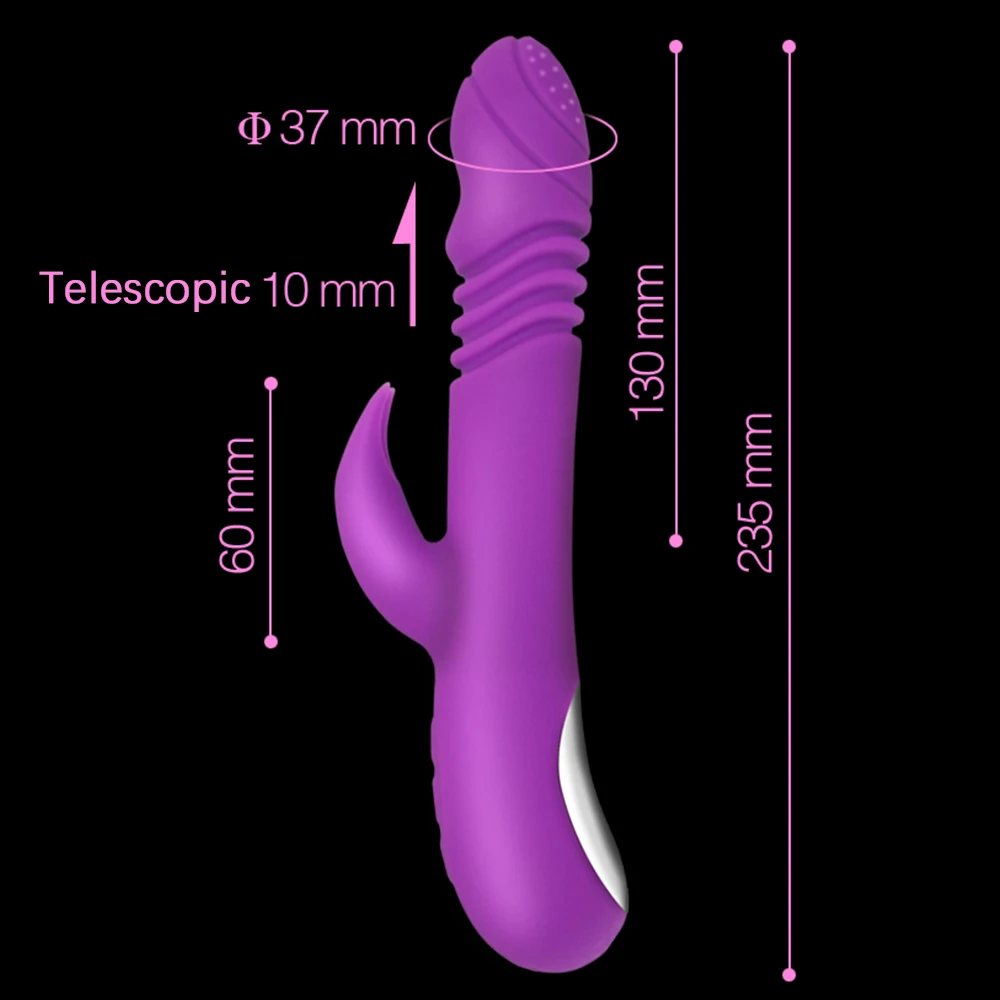 Двойная Вибрирующая телескопическая AV Wand нагревательный дизайн Женский