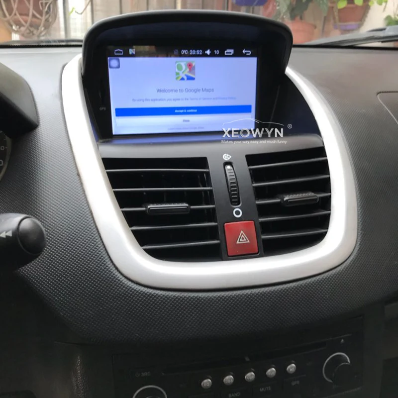 Автомобильный dvd плеер на Android 10 для Peugeot 207 2007 2014 gps навигация радио стерео Bluetooth USB