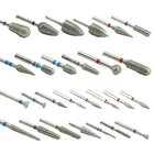 Алмазные фрезы для маникюра, 1 шт., вращающиеся насадки для электрического маникюрного аппарата, пилочка для кутикулы, аксессуары для очистки кутикулы