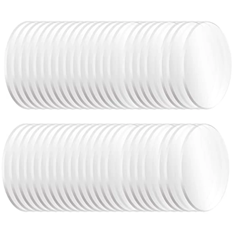 Прозрачные Акриловые заготовки 50 шт. круглые украшения акриловые круги диск для