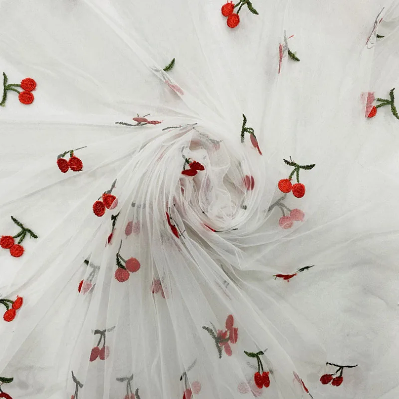 Мягкая сетчатая вышивка тюль кружевная ткань сделай сам юбка одежда Кукольное