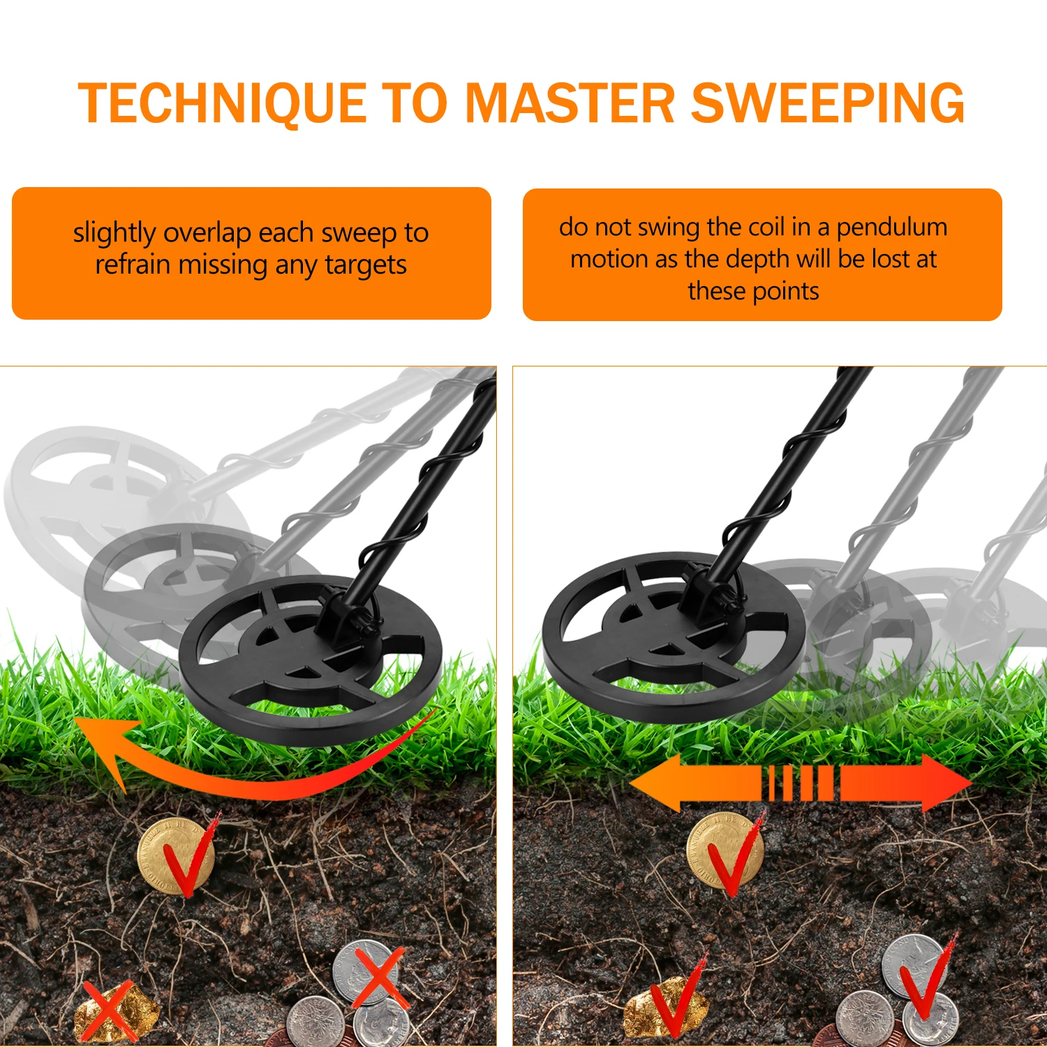 Профессиональный Подземный металлоискатель GTX5060 Золотой наземный Nugget