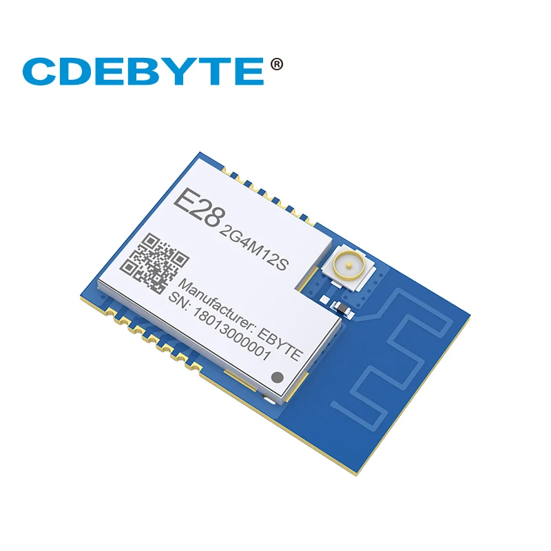 E28-2G4M12S RoHS 2.0 SX1280 LoRa 2.4GHz 12.5dBm SPI IoT Module GFSK FLRC Bluetooth Transmitter Receiver IPEX PCB |