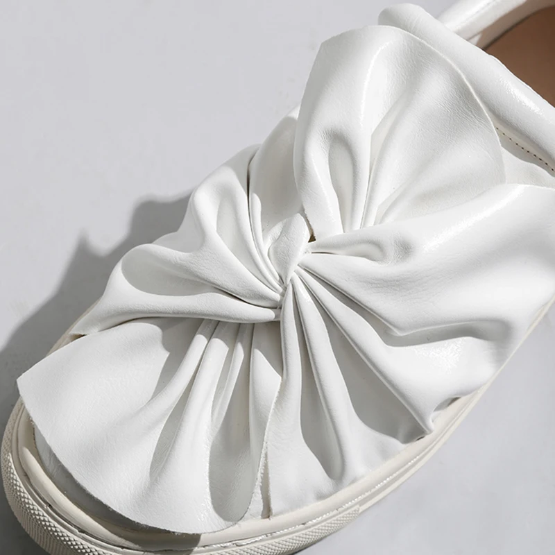 Туфли-оксфорды для женщин повседневные лоферы плоская подошва без застежки