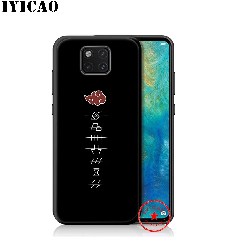 IYICAO Naruto Shippuden Logo Soft Case for Huawei P30 P20 P10 P9 P8 P Smart Z Plus 2019 Lite Pro 2018 2017 2016 TPU |