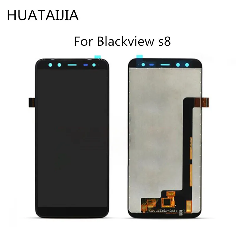 Новый тест ОК ЖК дисплей сенсорный экран для Blackview s8 дигитайзер в сборе Замена с