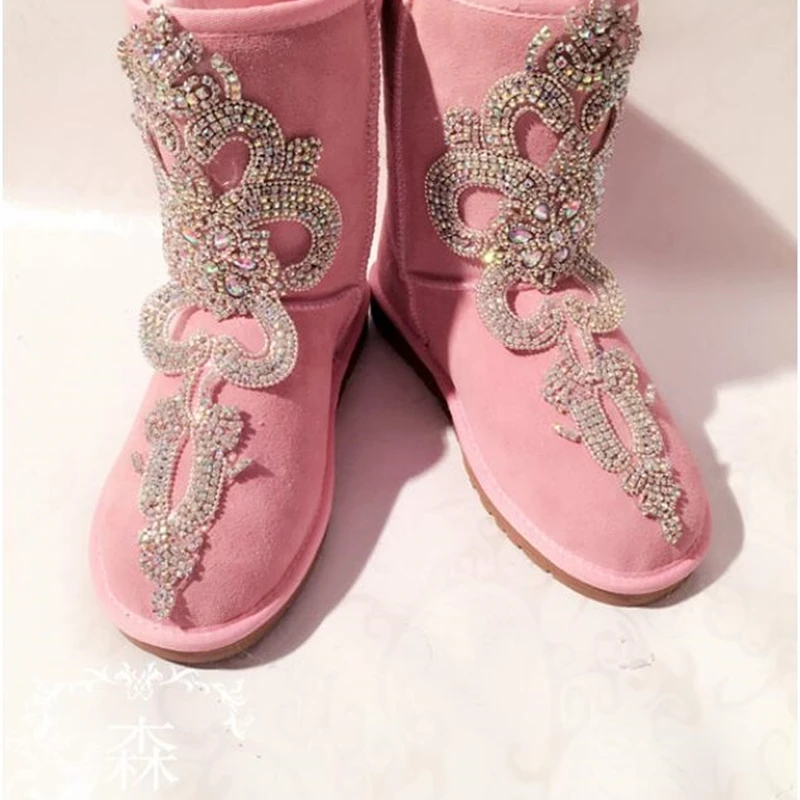 Новинка 19 Европейская станция осенне-зимняя обувь ручной работы барокко