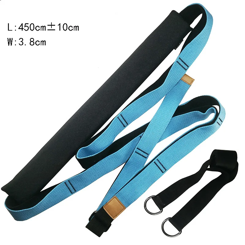 Гибкость двери растягивающая повязка на ноги для балета Cheer танец гимнастика тренажер Йога аксессуары ремень для йоги