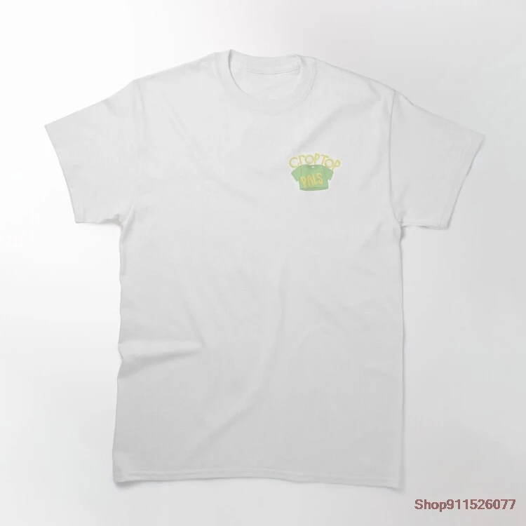 

Crop Top Pals funnny parody short sleeve T-shirt Cotton Men T shirt New TEE TSHIRT Womens unisex Fashion