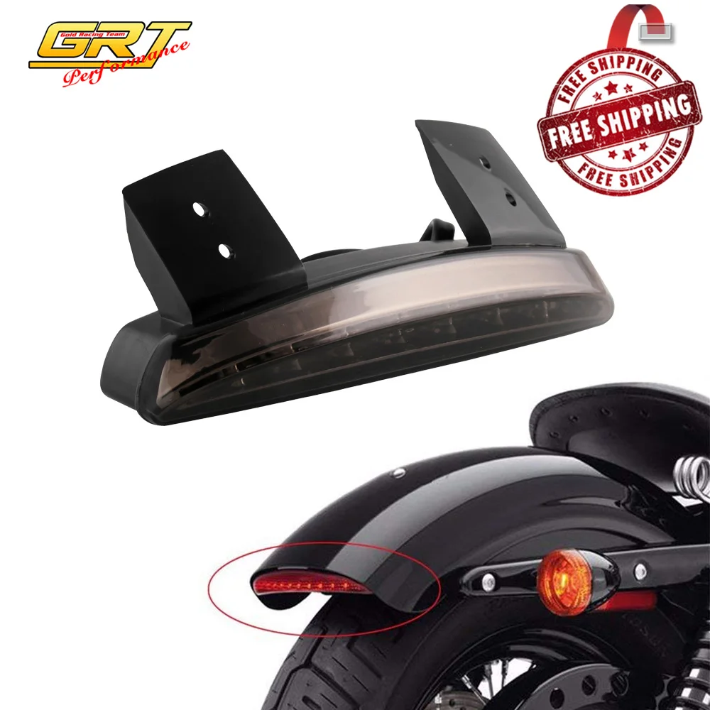 Задний красный светодиодный тормозной фонарь для мотоцикла подходит Harley Davidson XL