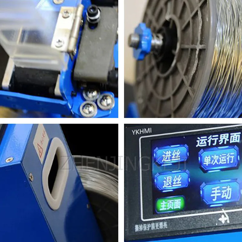 

Fully Automatic Aluminum Silk Zhakou Machine Supermarket Bale Tools Tied Up Seal Fresh Food Plastic Package Commercial Equipment