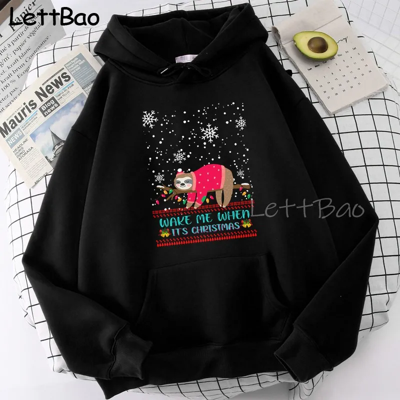 

Худи женское на Рождество, с капюшоном, унисекс