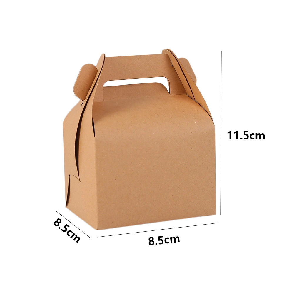 30 шт./лот сделай сам выпечка торт печенье натуральная коричневая белая коробка
