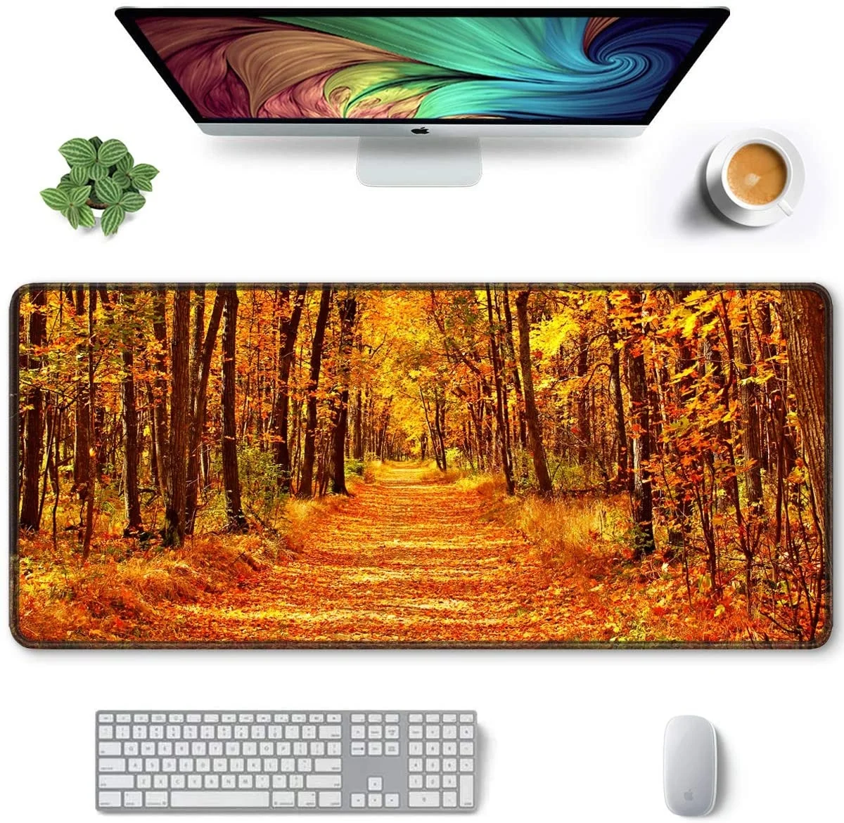 

Mouse Pad Gamer New Custom XXL Home Keyboard Pad Desk Mats Mouse Mat Carpet Anti-slip Soft Office Gamer Mice Pad Golden Woods