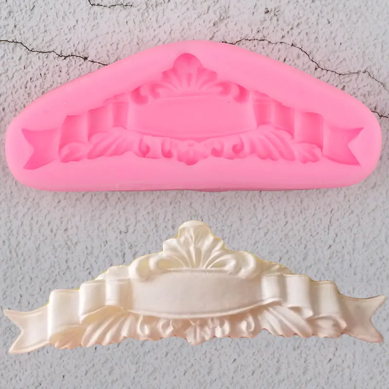 Sugarcraft Цветочная граница силиконовые формы рельефный капкейк Топпер инструменты