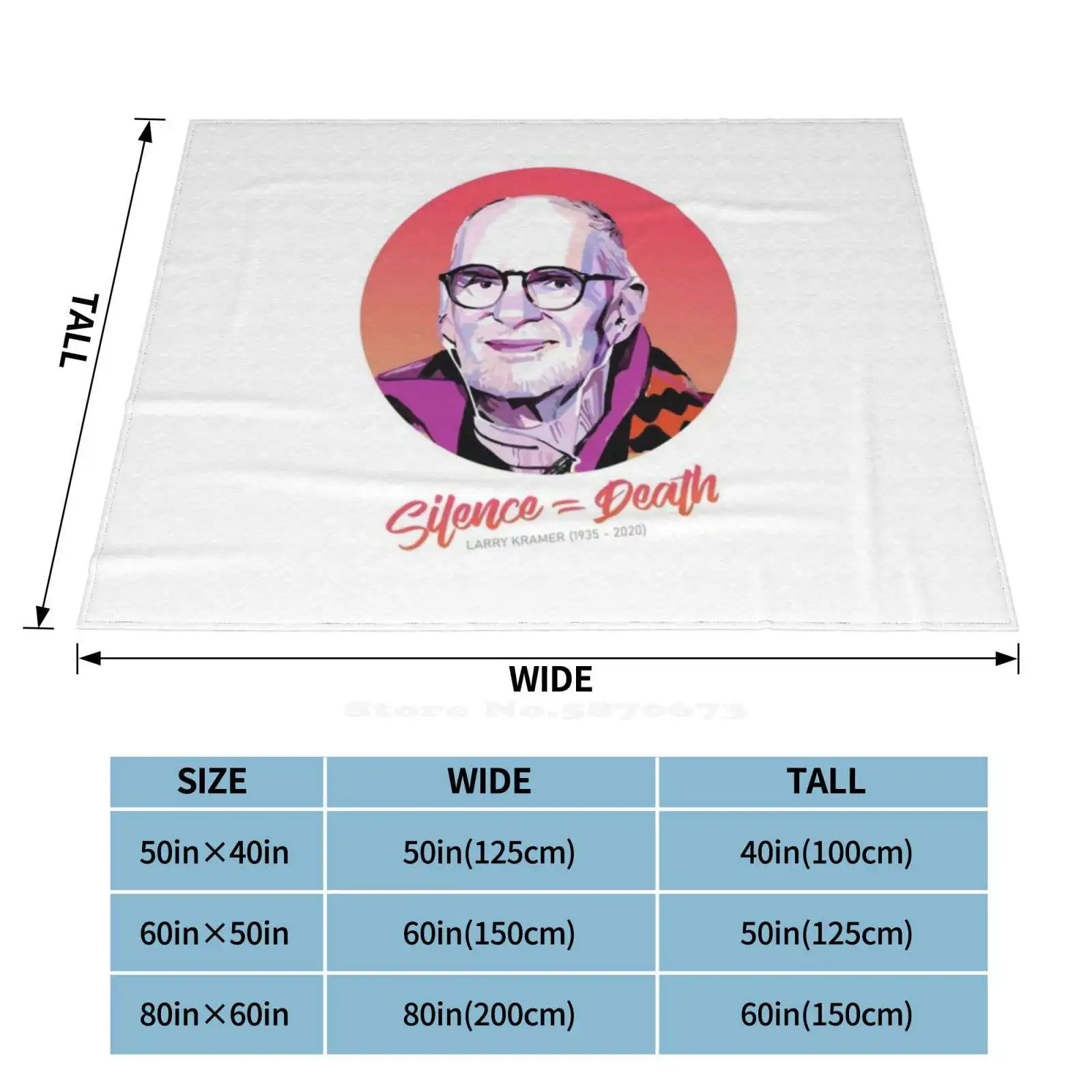 Одеяло для отдыха тишина = смерти переносное одеяло путешествий Ларри Крамер Рип