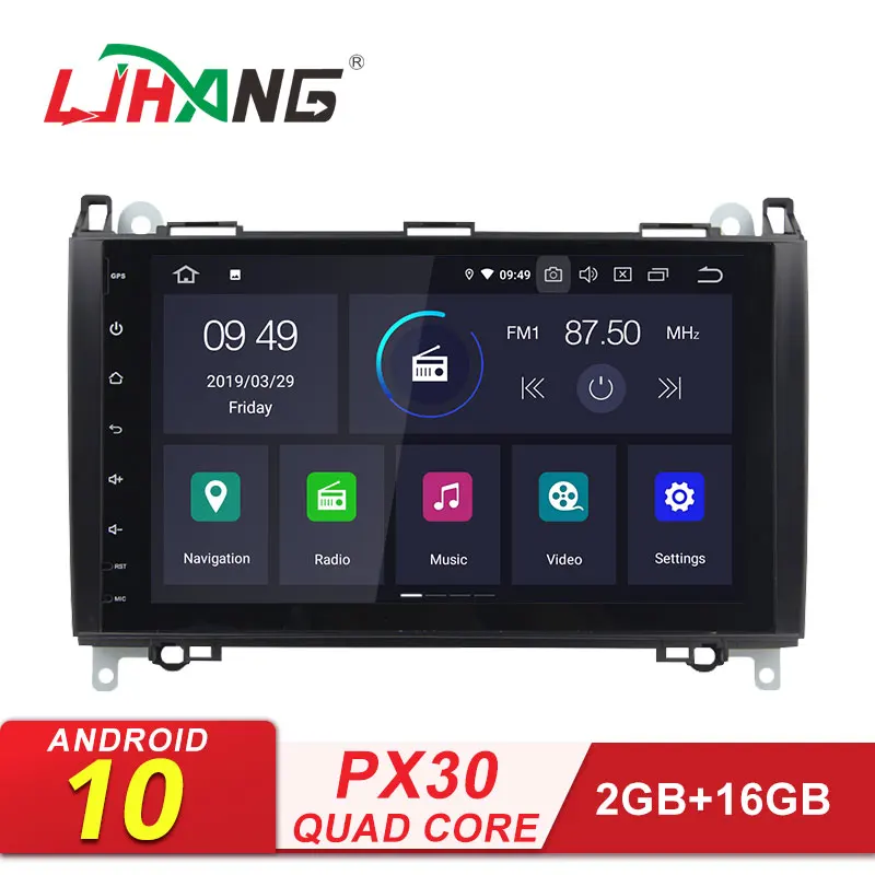 LJHANG 9 дюймов Android 10 автомобильный dvd плеер для Mercedes Benz B Class B200 W169 W245 W639 Viano Vito Sprinter B170