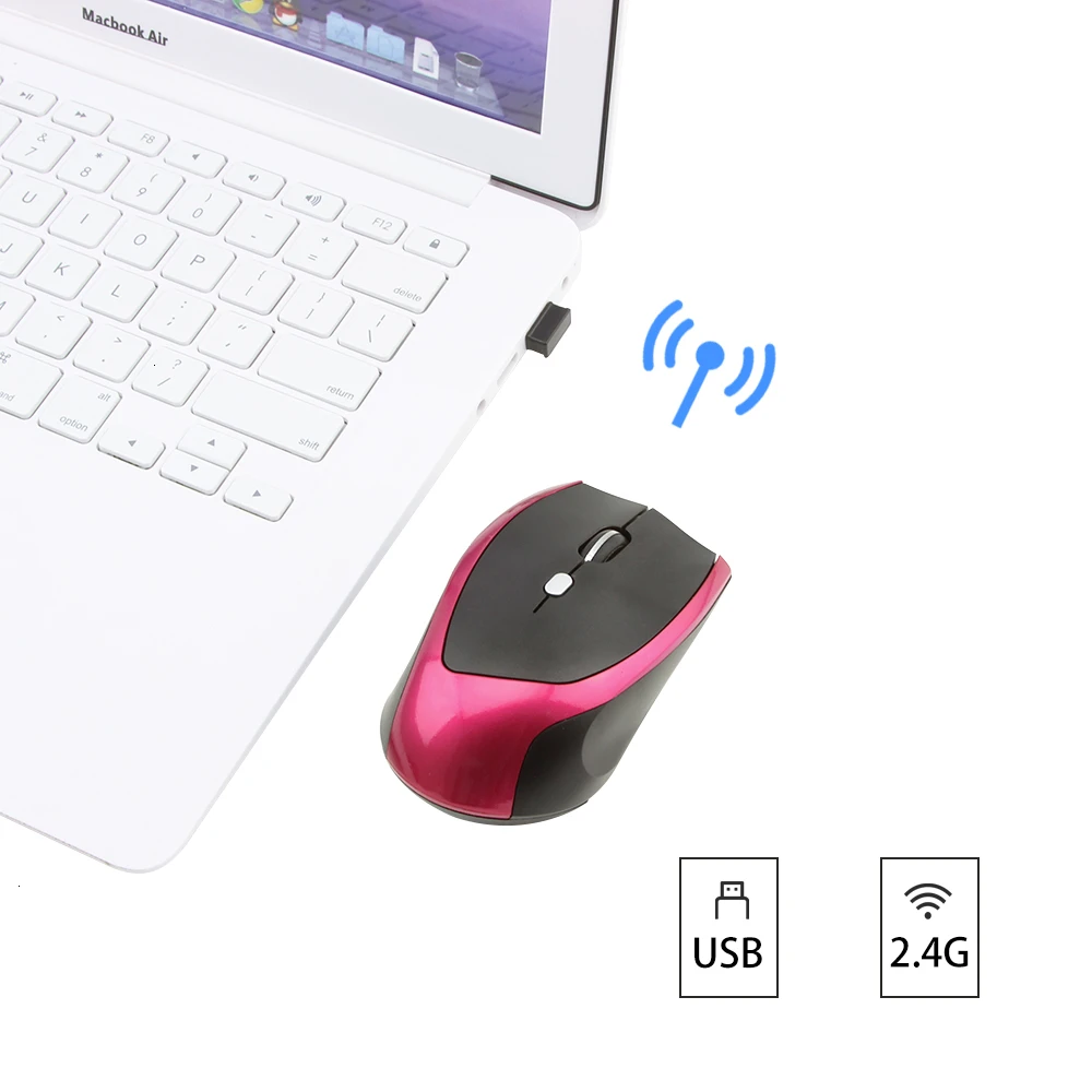 

USB-, 2,4 , 800/1200/1600 DPI, 6