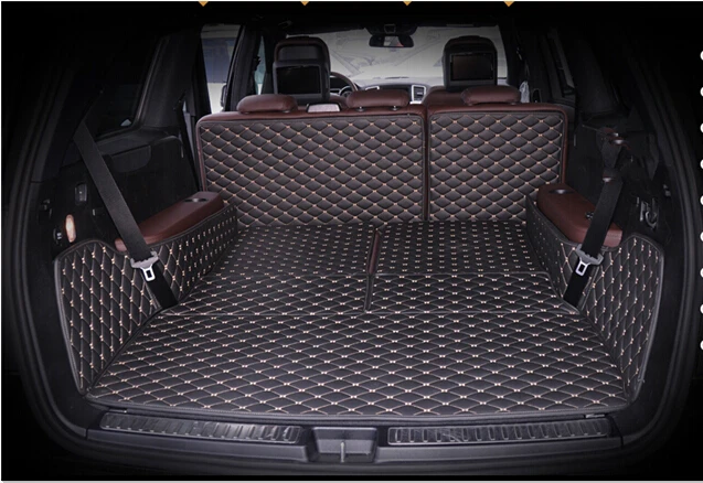 Специальные коврики для багажника на заказ Mercedes Benz GL 350 7 сидений 2013 прочные