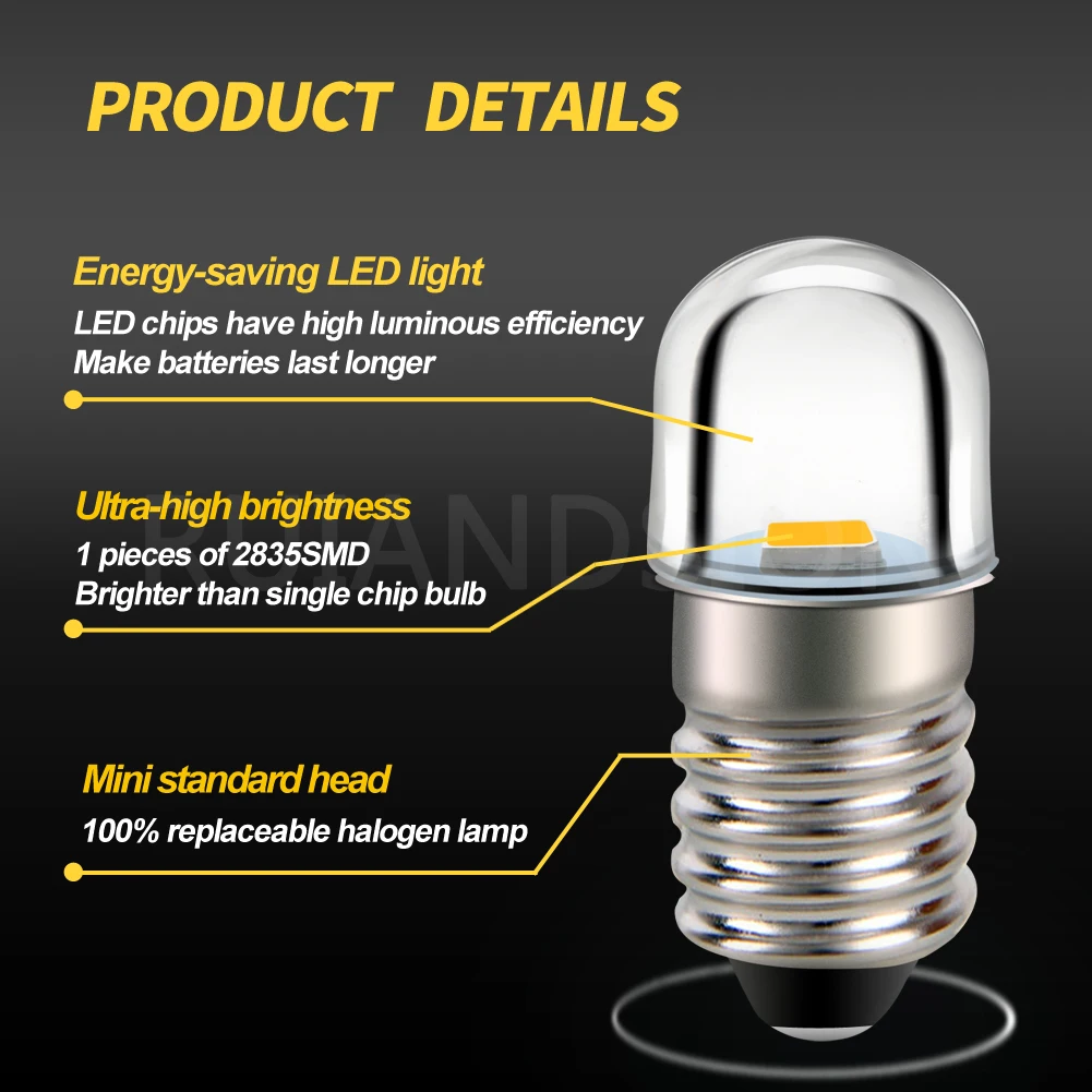 4 шт. E10 P13. Фотовспышка LED PR2 DC 3V 6V 5 V 18V 12V | Автомобили и мотоциклы