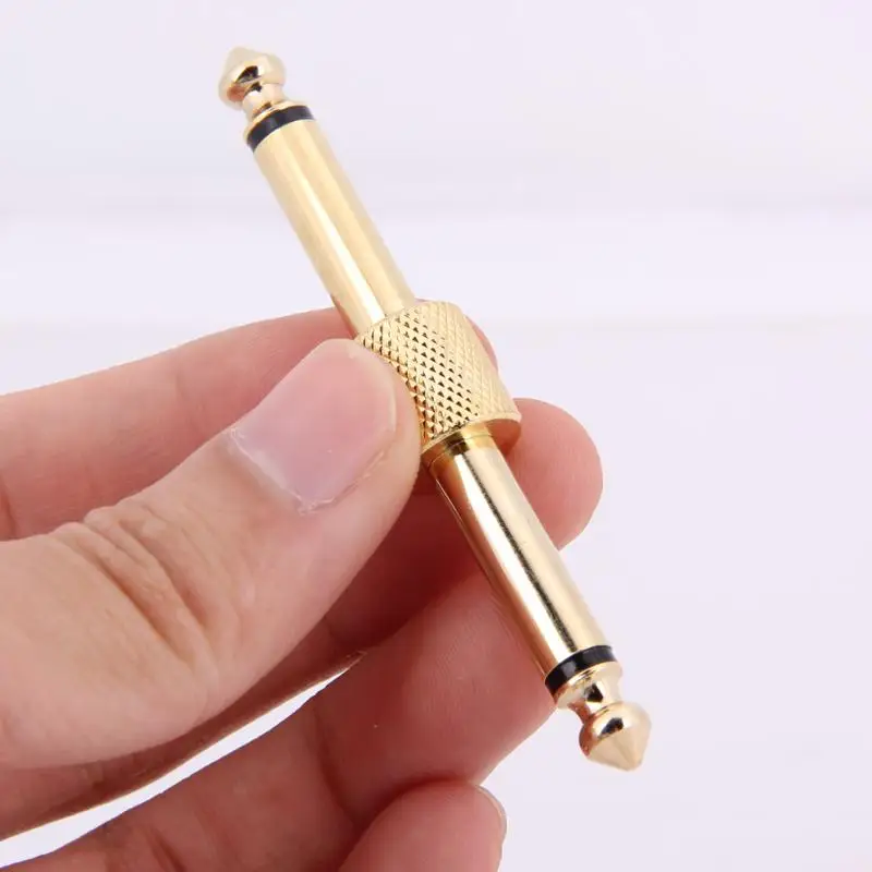 

Guitar Effect Pedal Coupler Connectors Straight Convert Plug for Pedals Pedal Coupler 1/4 inch For Guitar Effect Pedal Connector