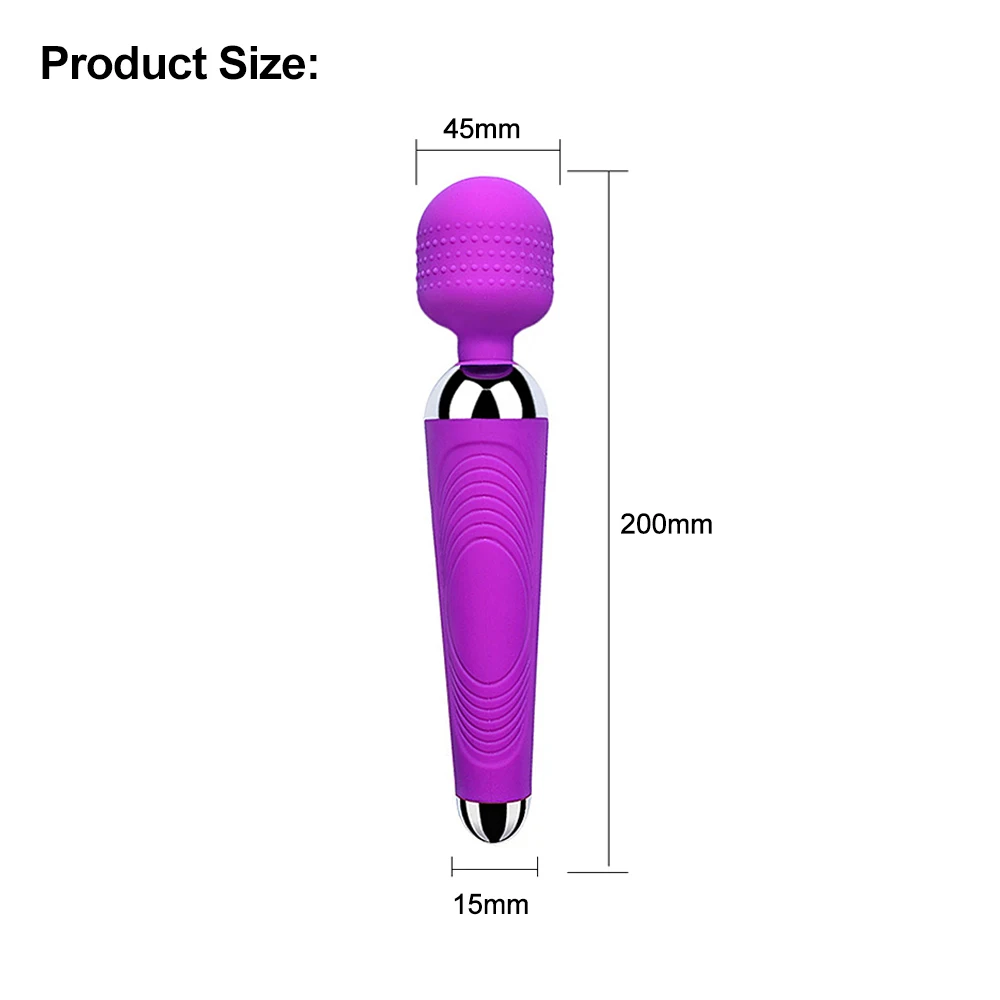 Вибратор-фаллоимитатор AV в виде волшебной палочки Стимулятор клитора