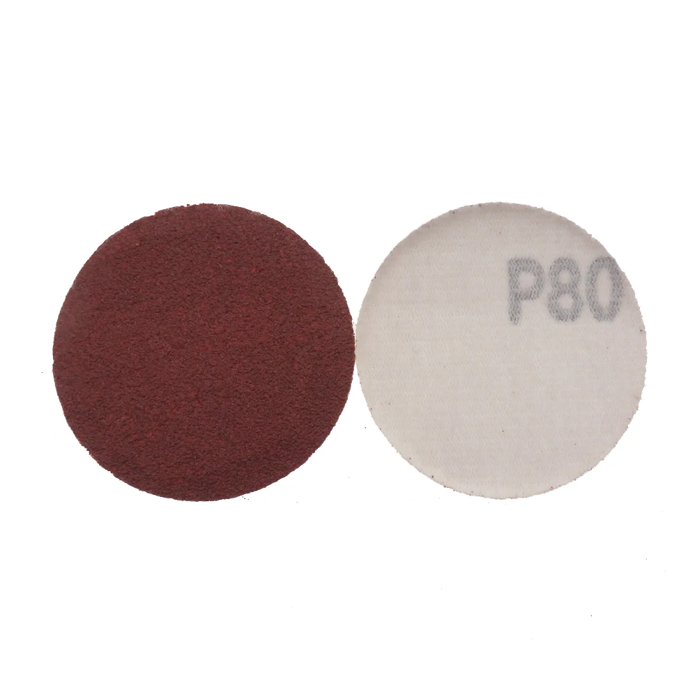

2-дюймовая 50-миллиметровая алюминиевая сухая наждачная бумага с зернистостью от 60 до 2000, наждачная бумага с крючками и петлями, шлифовальный диск для металла, авто и дерева, шлифовка, полировка