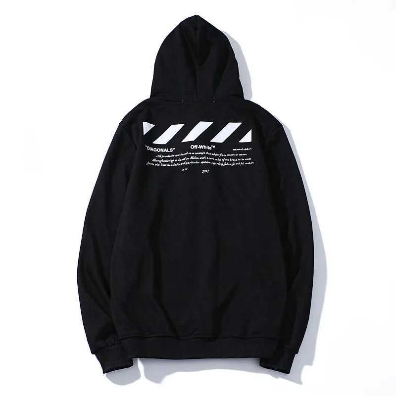 

brand off white ow 01 all speed bump printed letter men's and women's lovers Hoodie Chao