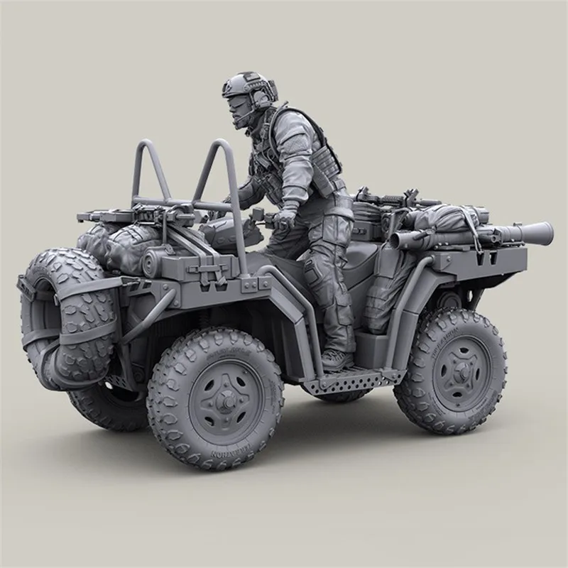 Фигурка из смолы масштаб 1/35 набор моделей локомотивных солдат (без автомобиля)