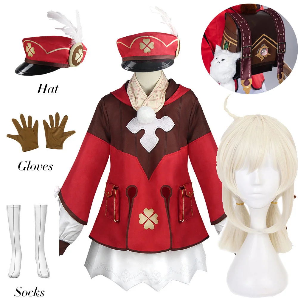 Костюм для косплея Хэллоуина из аниме геншин ударкли | Тематическая одежда и