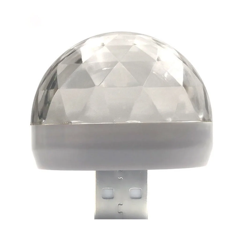 

Mini Usb Led Night Light Crystal Magic Ball Lamp Color Changing Lighting For Christmas Birthday Party Decoration Effect Light