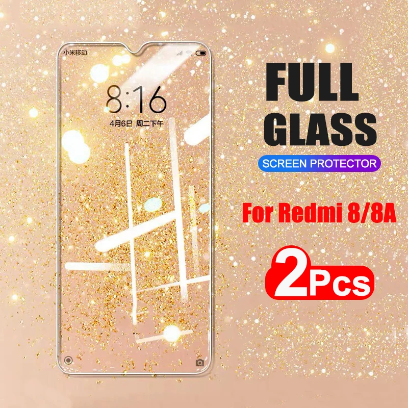 2 шт./лот закаленное стекло для Xiaomi redmi 8 8A защита экрана 9H анти-Blu-Ray стекло для Xiaomi redmi 8a защитная пленка