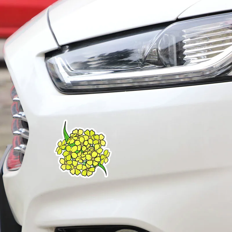 Ebdeckle красивые желтые цветы Декор для Авто/бампер/окно/настенные наклейки DIY CT10840 |